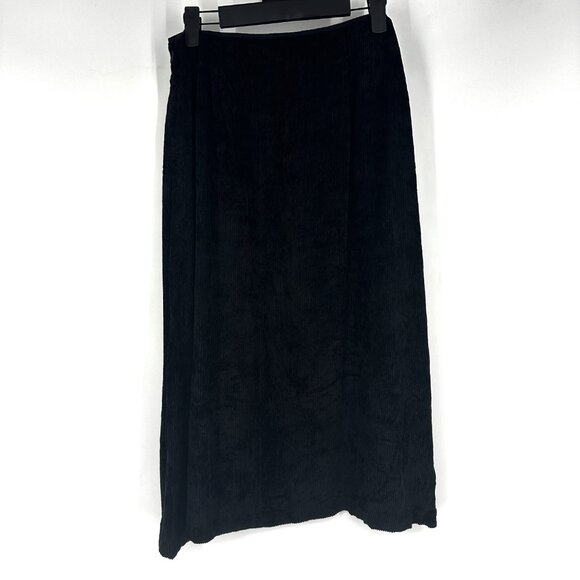 Rag & Bone Jaci Corduroy Midi Skirt Black Size 6 - Picture 4 of 8